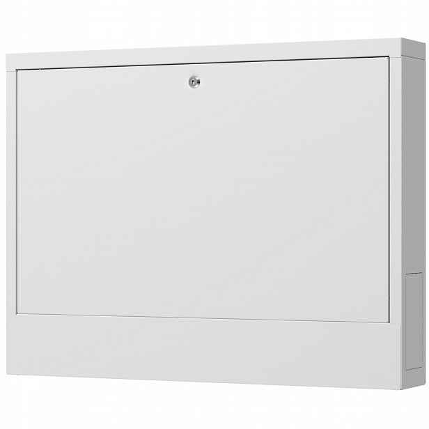 Kryt hydraulického rozdělovače na omítku 760 mm, 10 okruhů, bílý