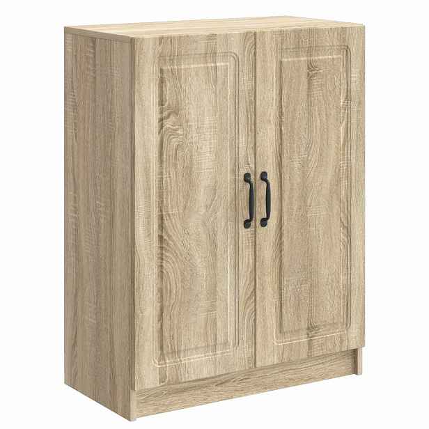 vidaXL Servírovací skříň Dub sonoma 66 x 34,5 x 87 cm Kompozitní dřevo