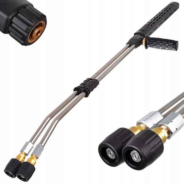 Lanka Dvojitá 1100mm Mytí A Splachování 2v1 náhrada Karcher Hd Hds M22