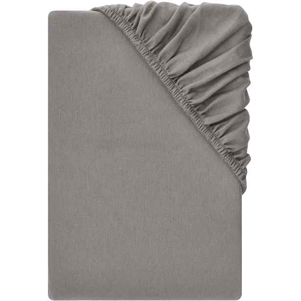 Livarno® Jemné flanelové napínací prostěradlo, 180-200 x 200 cm (šedá)