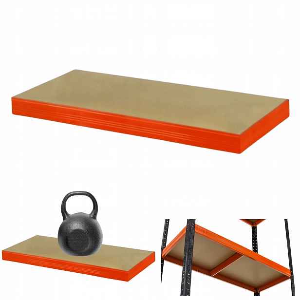 Police pro kovový regál Helios 75x35 cm 1Px175 kg Příčníková Deska Pomar
