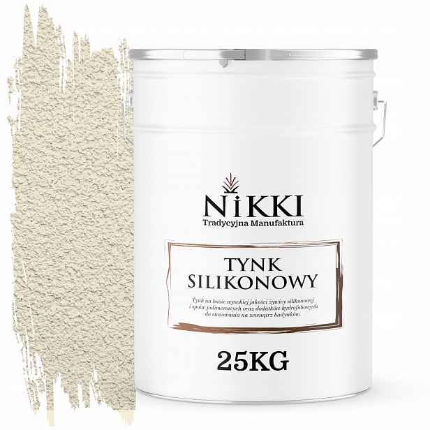 Silikonová Omítka Fasádní Bílá Lomená Do Žluta F641 25KG Zrno 1.5mm