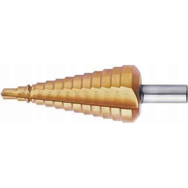 Univerzální stupňovitý vrták Hss TiN 30-40,0 mm Fo