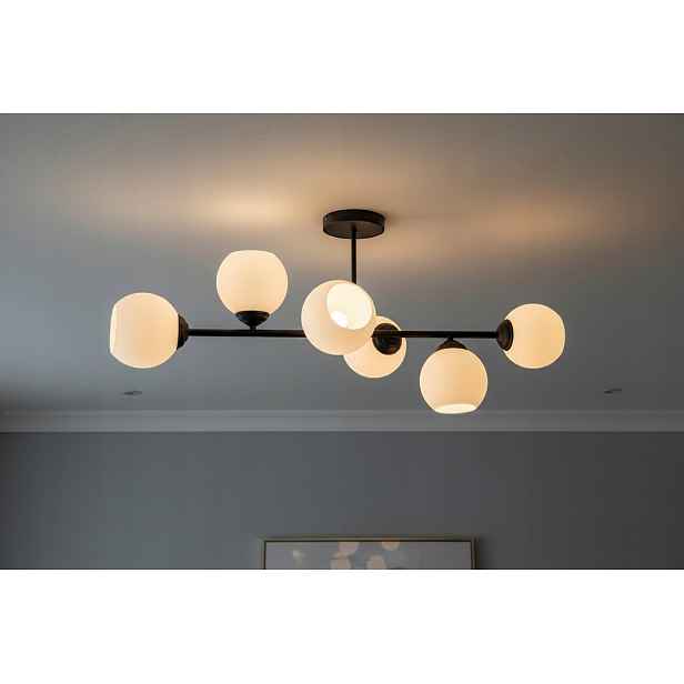 Euro-Lamp Stropní Svítidlo Bono 6 černá Stínidlo bílá kulička 6X60W Výrobce