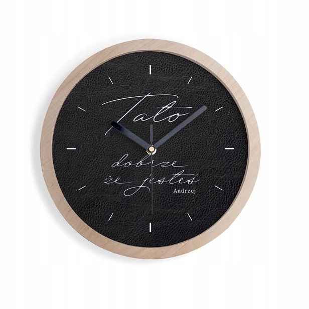 Dřevěné hodiny s citátem pro tatínka, Den otců