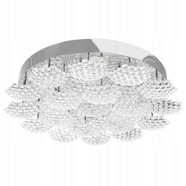 Stropní Svítidlo Stropní Svítidlo Led Křišťálový Chrom Kulatý Glamour 4000K