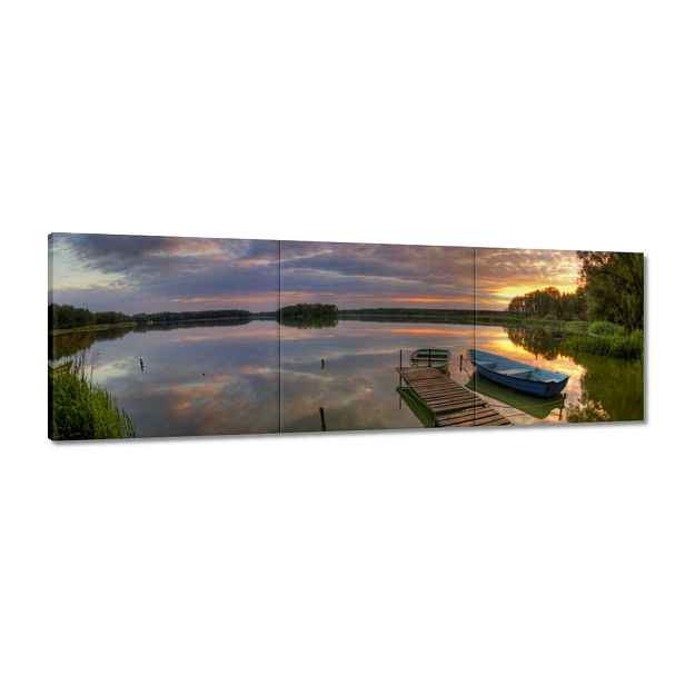 Obrazy 120x40 Západ slunce Wolsztyn