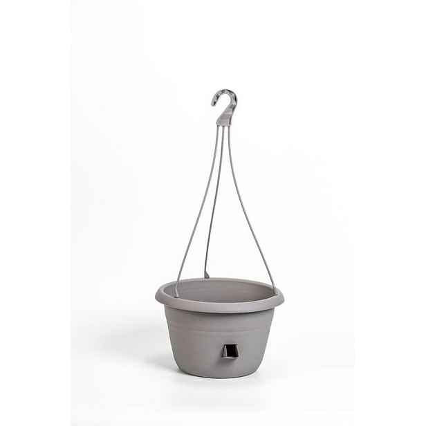 žardinka d25cm TAUPE SIESTA plast.závěs, samoz.