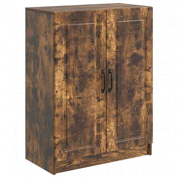 vidaXL Servírovací skříň Kouřový dub 66 x 34,5 x 87 cm