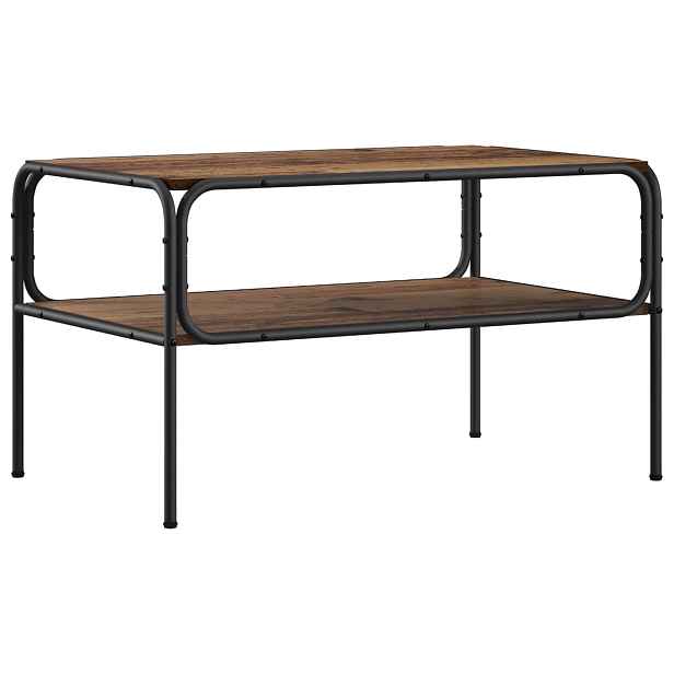 vidaXL Boční stůl Staré dřevo 100 x 50 x 46 cm Kompozitní dřevo