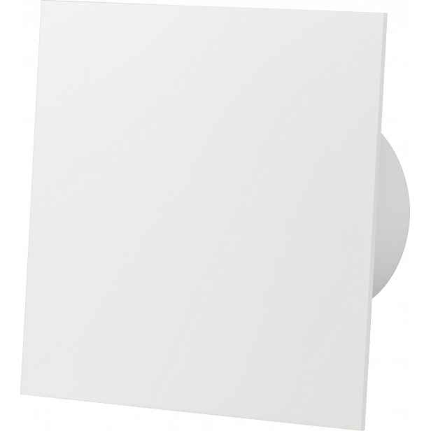 Koupelnový Ventilátor 100 mm Panel Bílý Lesk Plexi Tichý Airroxy