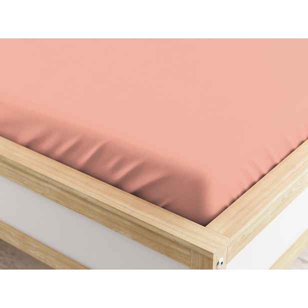 Napínací prostěradlo z mikrovlákna světle růžové 90 x 200 cm