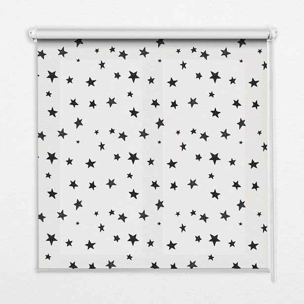 TULUP VNITŘNÍ roleta - okenní roleta - roleta - 60x140 cm - Hvězdy