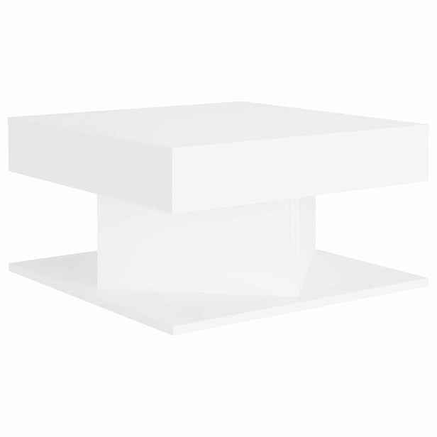 vidaXL Konferenční stolek bílý 57 x 57 x 30 cm kompozitní dřevo