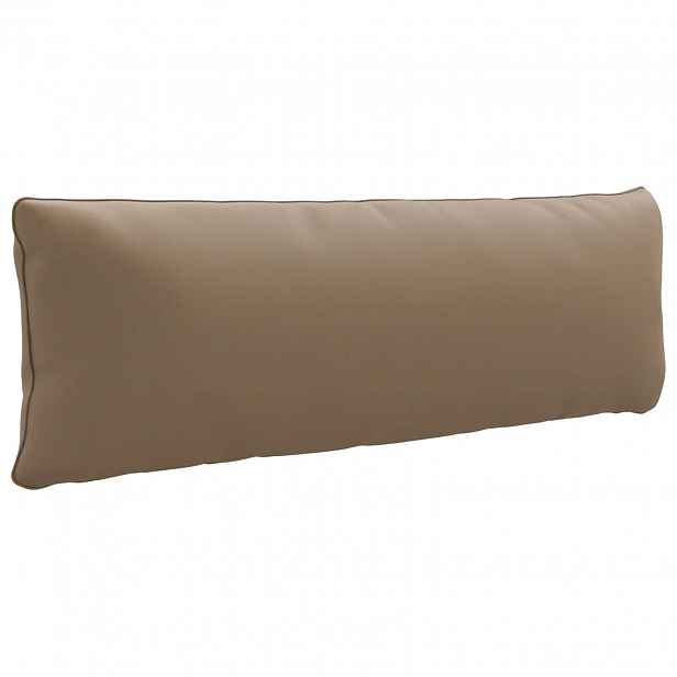 vidaXL 1-dílné zádové polstrování PUTTEN 100% polyester Taupe