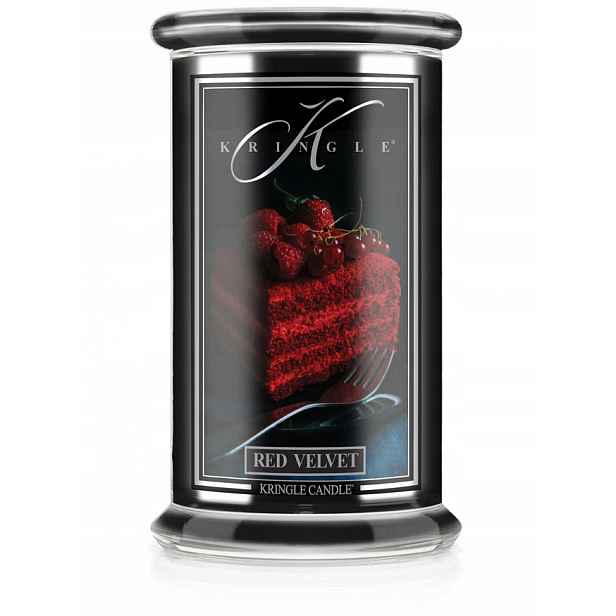Red Velvet Kringle Candle velká svíčka s 2 knoty (624 g) řada Reserve