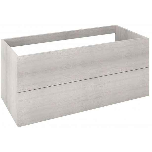 Sapho Treos - Umyvadlová skříňka 110x53x51 cm, 2x zásuvka, dub Polar TS110-1010