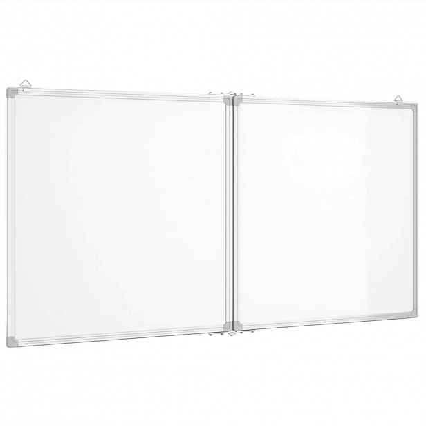 vidaXL Magnetická tabule rozkládací 120 x 60 x 1,7 cm hliník