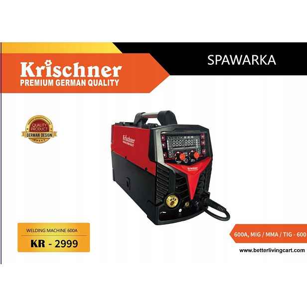 Invertorová svářečka Migomat Krischner MMA-600A Kr 2999