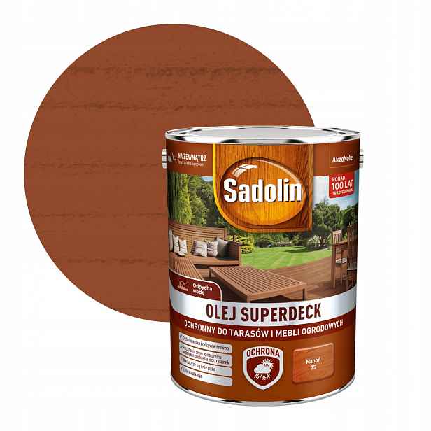 Sadolin Superdeck Olej Na Terasy 5 l Mahagon