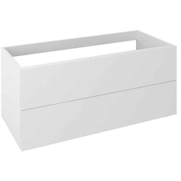 Sapho Treos - Umyvadlová skříňka 110x53x51 cm, 2x zásuvka, matná bílá TS110-3131