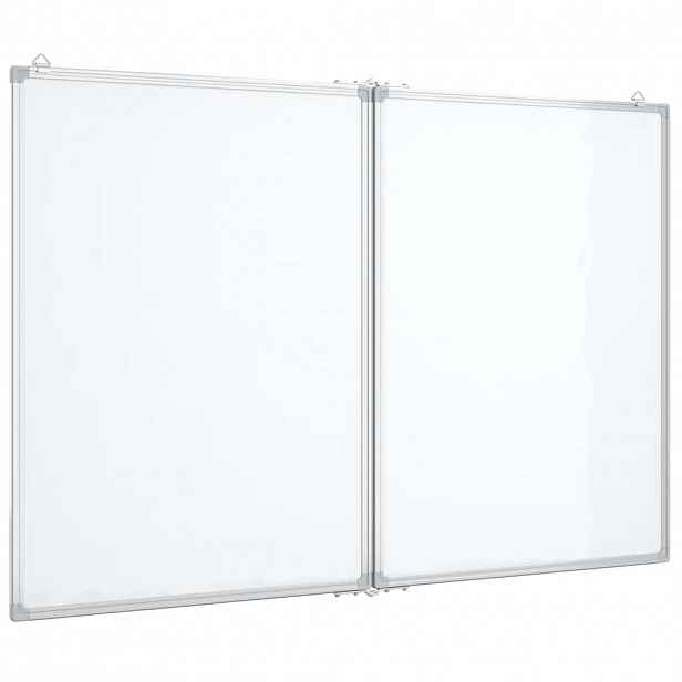 vidaXL Magnetická tabule rozkládací 120 x 80 x 1,7 cm hliník
