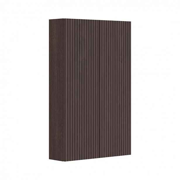 Jika Cubito Style - Skříňka 50x80x15 cm, 2 dvířka, tmavý ořech H43J4442003561