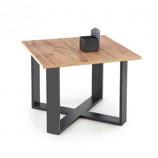 Konferenční stolek CROSS dub wotan / černá Halmar