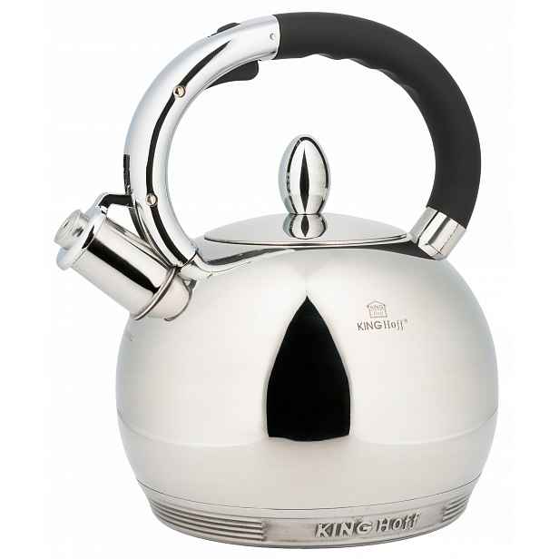 Konvice nerezová 3 l Kinghoff KH-3777 stříbrná, indukční