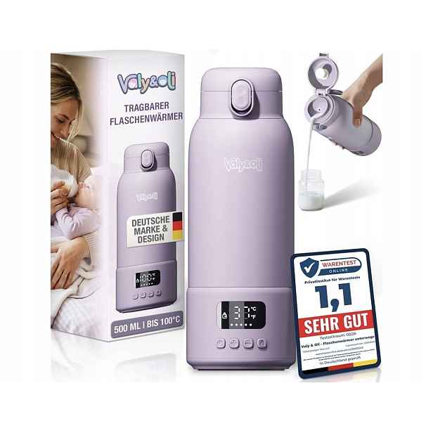Ohřívač Lahví 500ML Přenosný Rychlé Předehřívání Usb Baterie