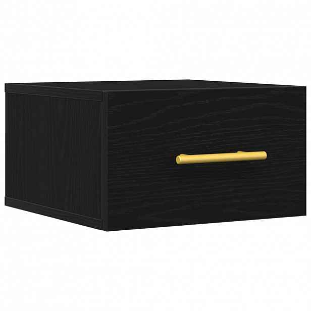 vidaXL Noční skříňka 35 x 35 x 20 cm Kompozitní dřevo Černý dub