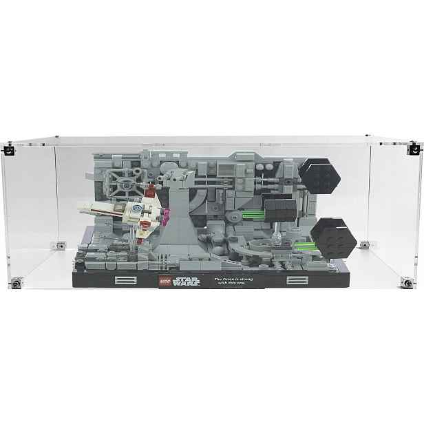 Vitrína Drewlandia pro stavebnici Lego 75329 Diorama: Útok na Hvězdu smrti