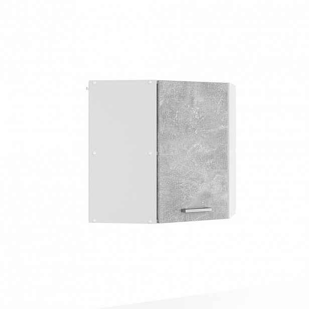Vicco ROHOVÝ VĚŠÁK NA STĚNU R-Line Beton 57 cm