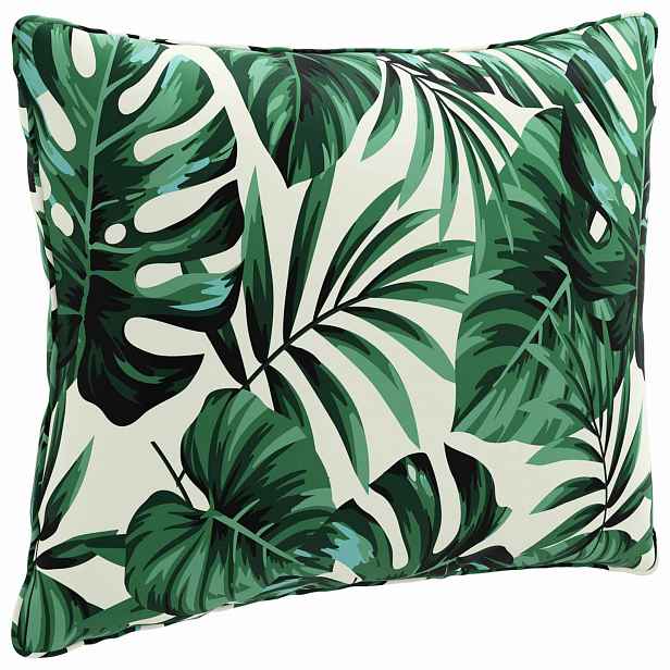vidaXL 1-dílné zádové polstrování PUTTEN 100% polyester Vzor listů