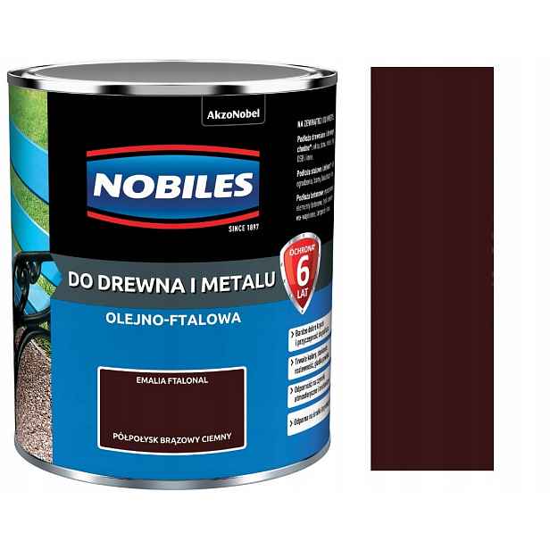 Nobiles Ftalonal Na Dřevo A Kov 5 L Tmavý Bronz