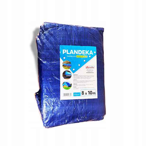 Plachta 8 x 10 m modrá Agro-Jumal 50 g/m2