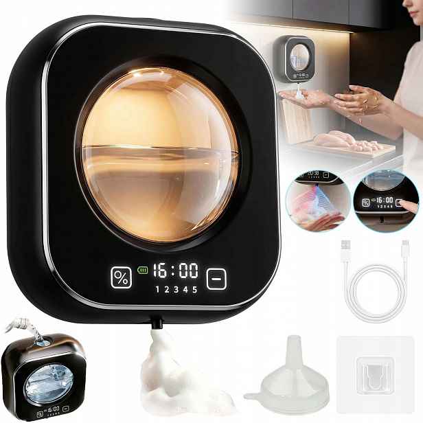 Automatický Dávkovač Pěnového Mýdla Bezdotykový Dávkovač Na Stěnu 320 ML