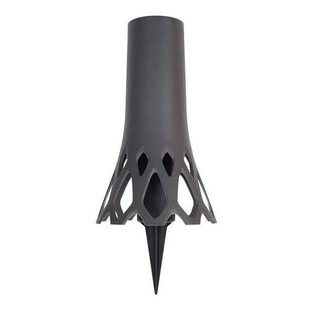 váza d10x34,5cm ROSETA 1,3l ANTRACIT zapichovací