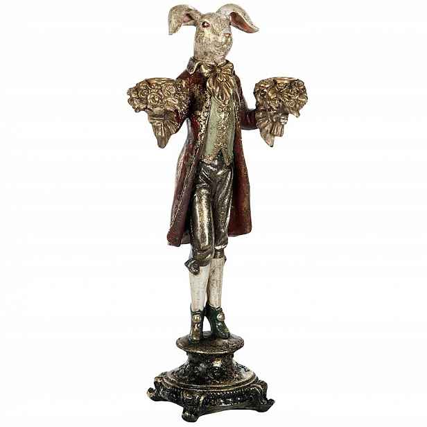 Velikonoční Svícen Zajíc Kandelábr Velikonoční Figurka Na Velikonoce