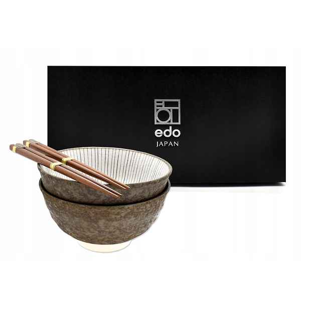 Sada 2 misek s tyčinkami Udon Shima 800 ml Box