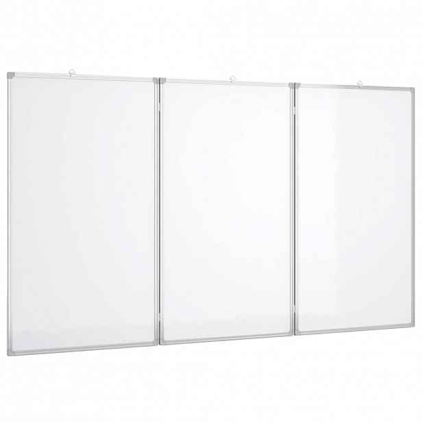 vidaXL Magnetická tabule rozkládací 150 x 80 x 1,7 cm hliník