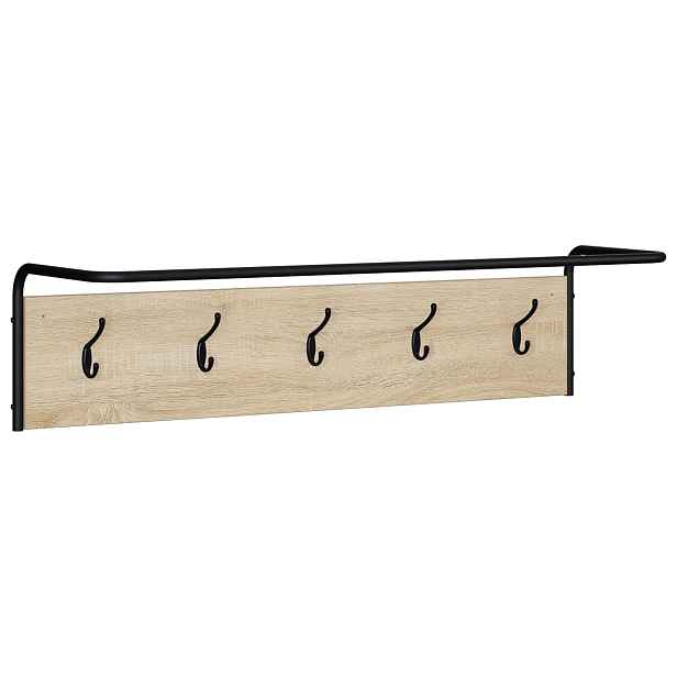 vidaXL Věšák na kabáty Dub sonoma 100 x 30 x 25 cm Kompozitní dřevo