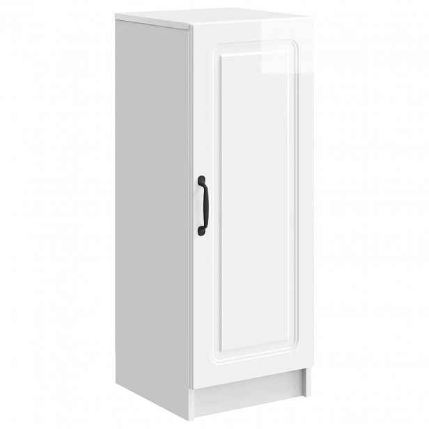 vidaXL Servírovací skříň Bílá s vysokým leskem 33 x 34,5 x 87 cm