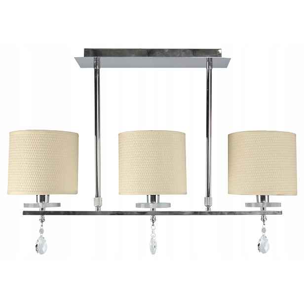 Elegantní chrom-bílá lampa Estera Candellux