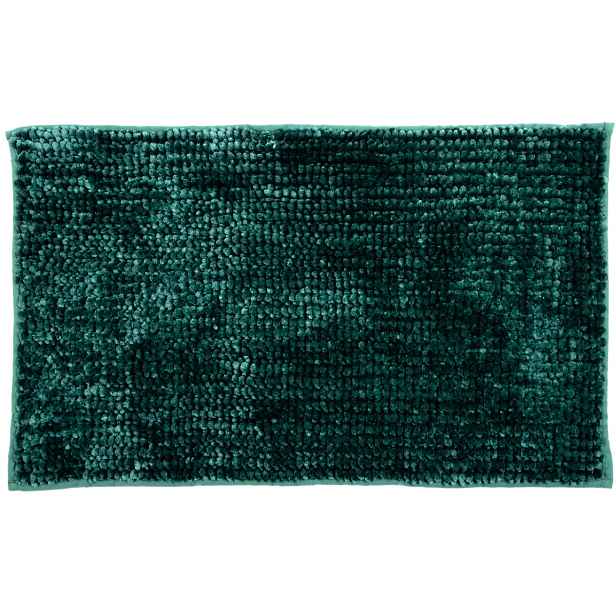 Koupelnová předložka CHENILLE VELVET zelená 40x60 cm, 50x80 cm Rozměr: 50x80 cm