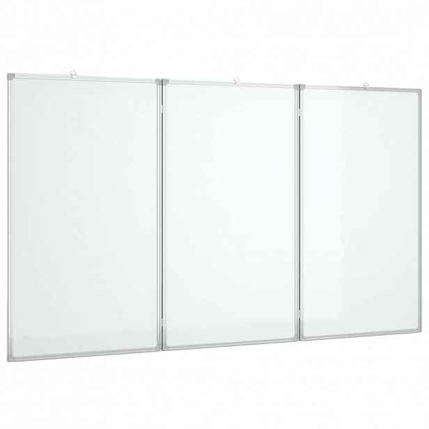 vidaXL Magnetická tabule rozkládací 150 x 100 x 1,7 cm hliník