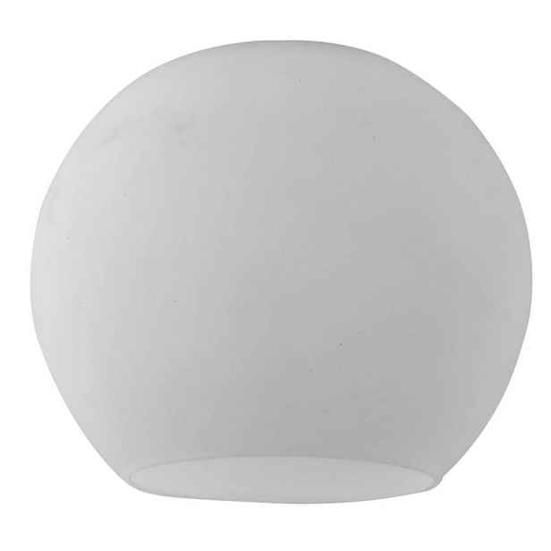 Kulaté skleněné stínidlo bílé E27 pro lampy Tobago
