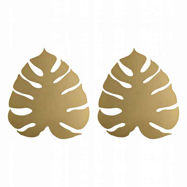 Tk Lighting Sada 2 x nástěnných svítidel Monstera Gold 4665
