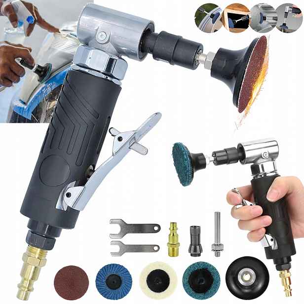 Pneumatická Bruska 1/4'' Úhlová Pro Řezání, Leštění