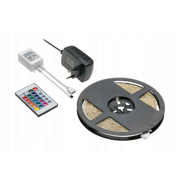 Sada Led Rgb 5m 150LED 25W, Ir kontrolér 24keys IP20 LD-ZL5RGB150-00